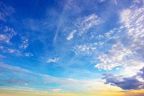 clouds  sky  sunset