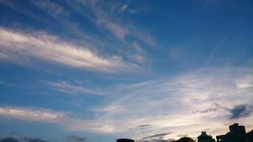 clouds blue sky