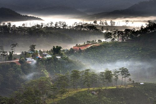 clouds  dawn  vietnam