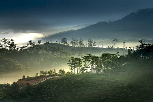clouds  dawn  vietnam