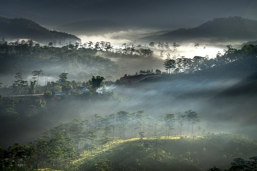 clouds  dawn  vietnam