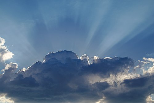 clouds  sun  shadow