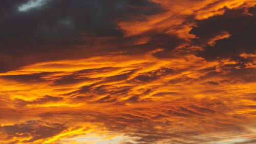 clouds sunset sky