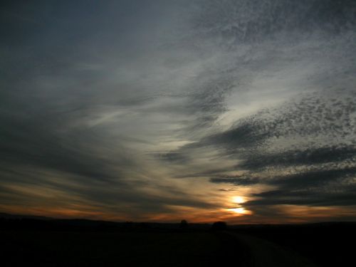 clouds abendstimmung sunset