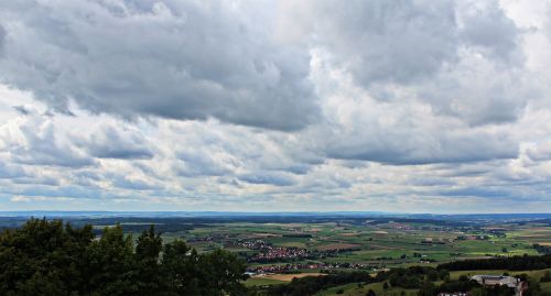clouds panorama view