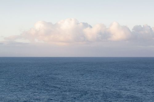 clouds horizon sea