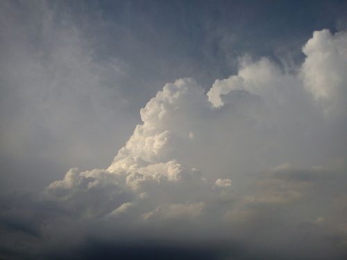 clouds cumulus clouds sky