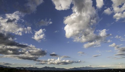 clouds sky landscape
