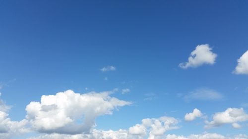 clouds blue sky summer