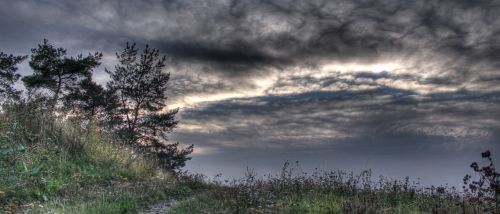 clouds sky landscape