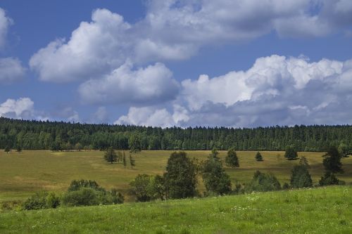 clouds sky landscape