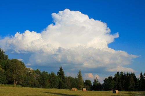 clouds sky landscape