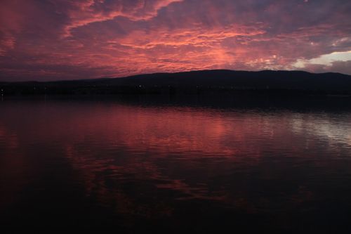 clouds danube night