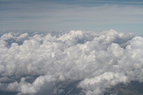 clouds sky aerial