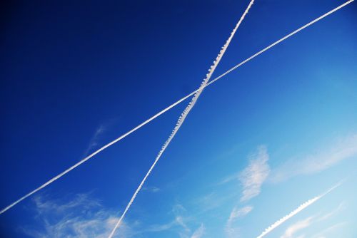 clouds plane flights