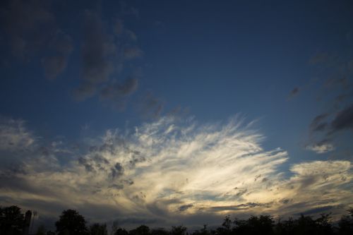 clouds sunset sky sunset