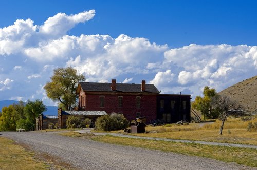 clouds and bannack  montana  meade