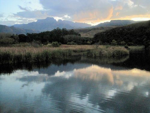 Clouds Reflecting, Drakensberg