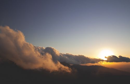 cloudscape clouds sun