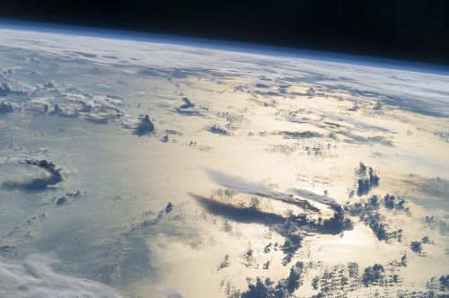 cloudscape earth space