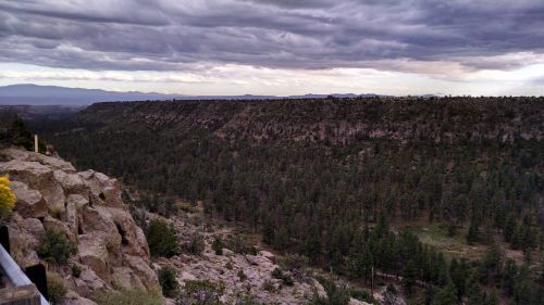 cloudscape valley mesas