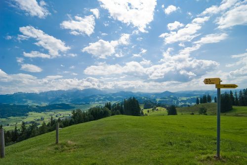 cloudscape landscape alps