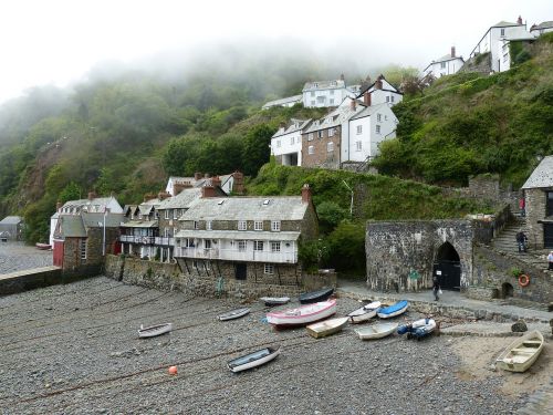 clovelly cornwall england