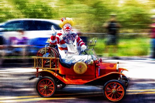 clown car parade