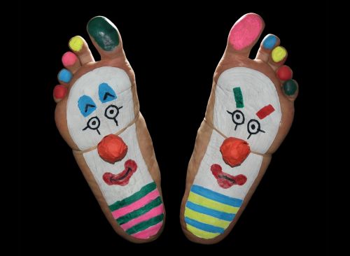 clown feet foot