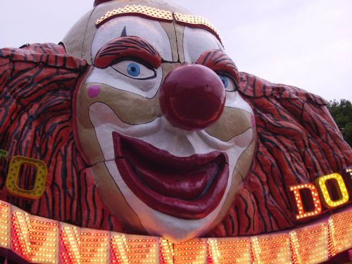 clown mask figure