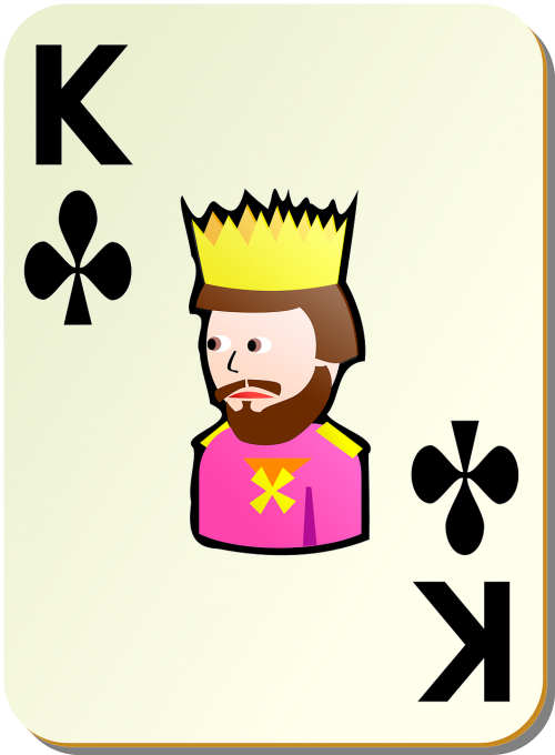 clubs king poker
