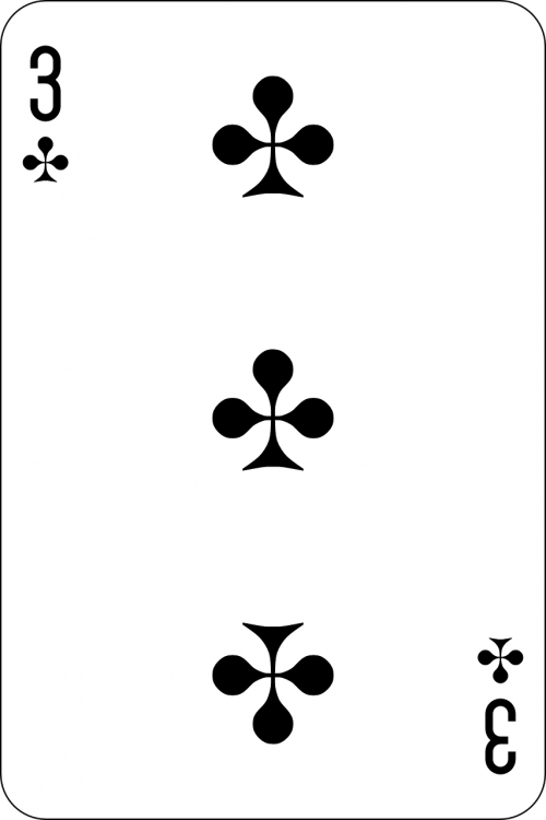clubs three deck