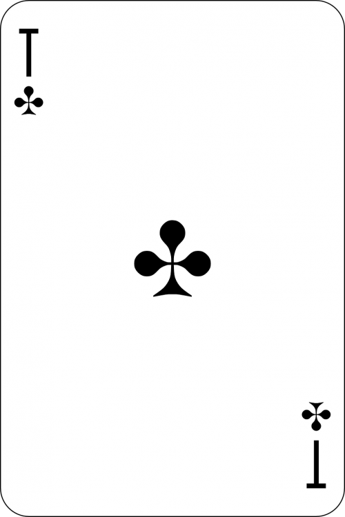clubs ace deck