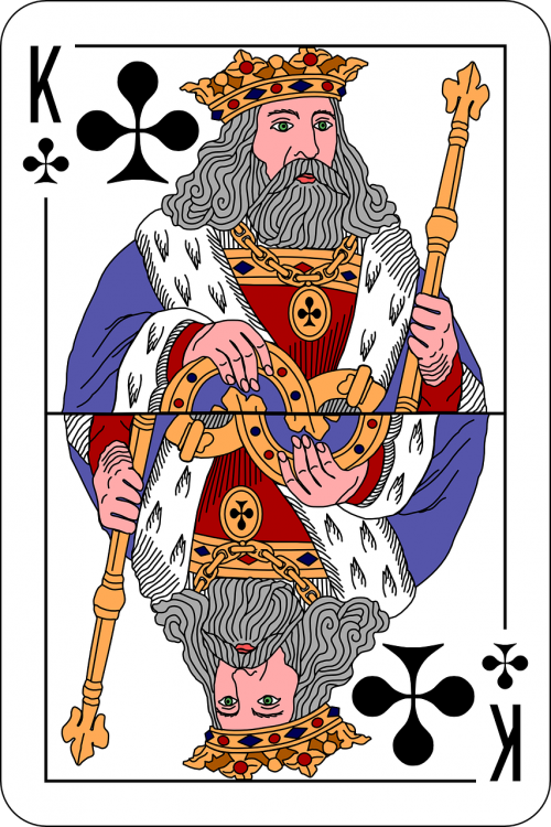 clubs king deck