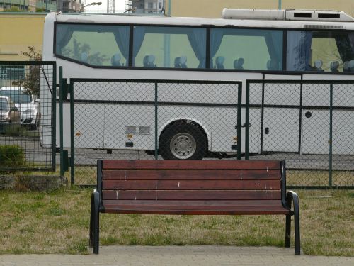 coach bench bus