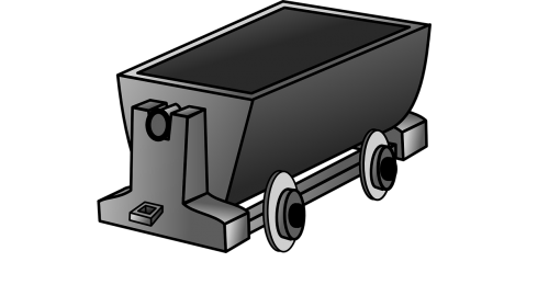 coal car lorry metal