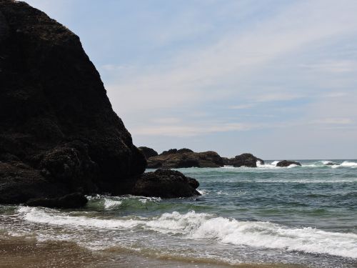 coast oregon coast ocean