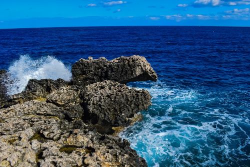 coast rocky sea