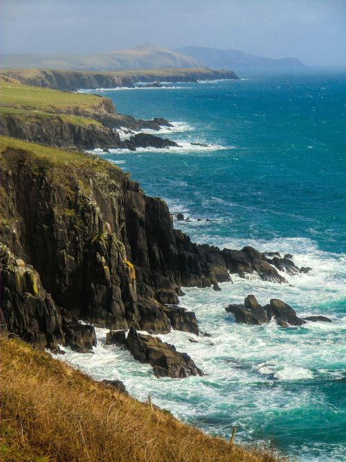coast ireland cliff