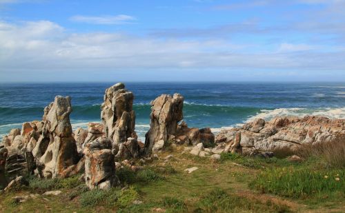 coast cliff stone coast