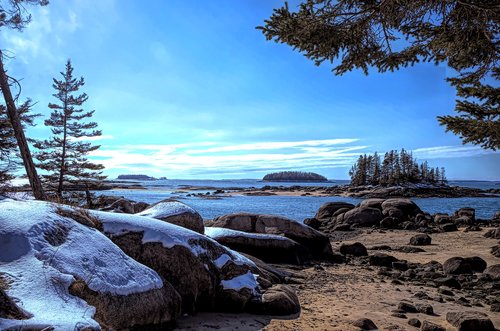 coast  ocean  winter