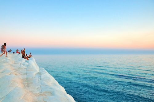 coast cliff ocean