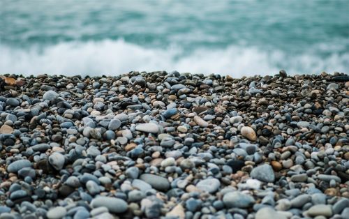 coast pebbles stones