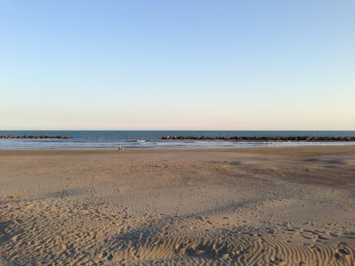 coast sandy blue sky