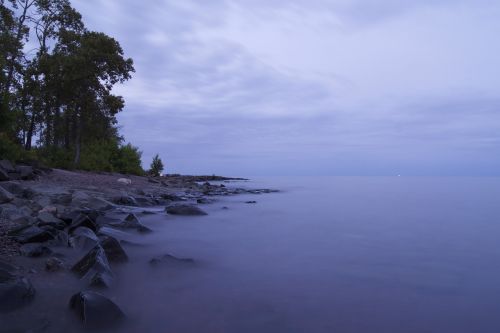 coast shore long exposure