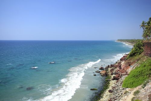 coast cliff rocky coast western india