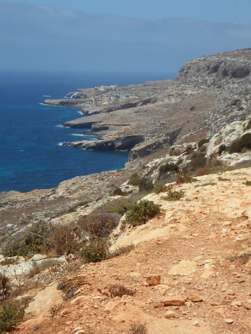 coast line mediterranean rocky coast