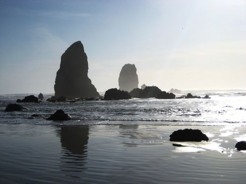 coastline beach sand