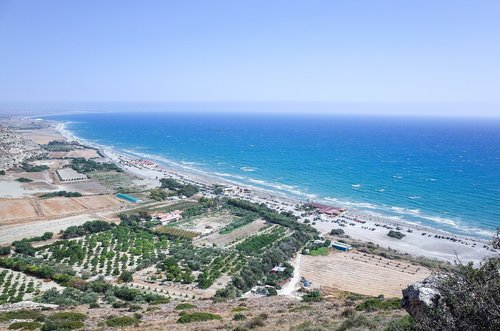 coastline  cyprus  beach