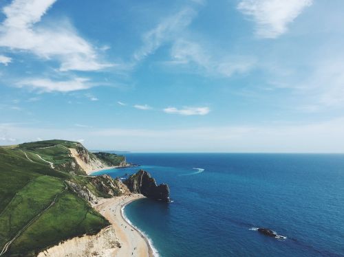 coastline aerial view